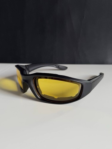 Occhiali moto sportivi - occhiali, giallo